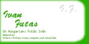 ivan futas business card